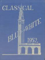 1952 Classical High School Yearbook from Springfield, Massachusetts cover image