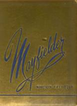 Mayfield High School 1954 yearbook cover photo