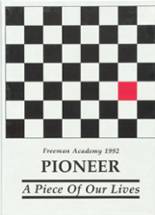 Freeman Academy 1992 yearbook cover photo