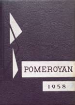 Pomeroy High School 1958 yearbook cover photo