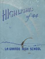 La Grande High School 1944 yearbook cover photo