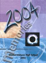 Weston-McEwen High School 2004 yearbook cover photo