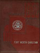 Ft. Worth Christian High School 1962 yearbook cover photo