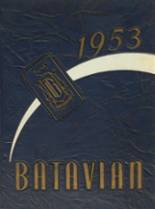 Batavia High School 1953 yearbook cover photo