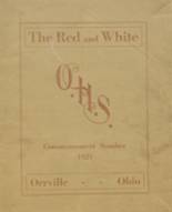 1921 Orrville High School Yearbook from Orrville, Ohio cover image