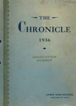 Lewis High School 1936 yearbook cover photo