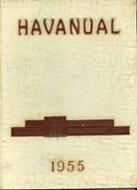 Havana High School 1955 yearbook cover photo