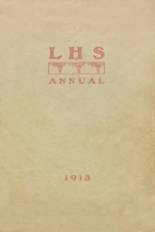 1913 Lincoln Community High School Yearbook from Lincoln, Illinois cover image
