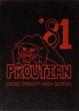 Prouty Regional High School 1981 yearbook cover photo