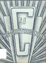 Carthage Community High School 1951 yearbook cover photo