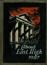 East High School 1927 yearbook cover photo