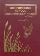 Richford Junior - Senior High School 1985 yearbook cover photo