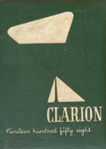 Eau Claire High School 1958 yearbook cover photo