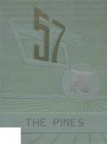 Pine Bluffs High School 1957 yearbook cover photo