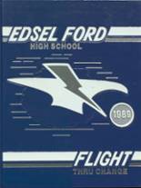 Edsel Ford High School 1989 yearbook cover photo