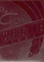 Weir High School 1954 yearbook cover photo