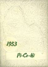 Pickens County High School 1953 yearbook cover photo