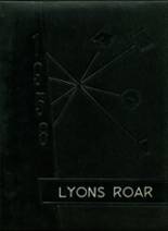 Lyons Village High School 1958 yearbook cover photo