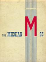 Bishop Miege High School 1963 yearbook cover photo