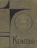 Bishop Kenrick High School 1963 yearbook cover photo
