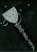 St. Joseph's Academy 1954 yearbook cover photo