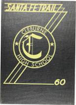 Cleburne High School 1960 yearbook cover photo