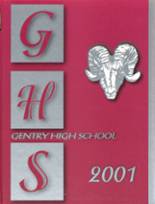 Gentry High School 2001 yearbook cover photo