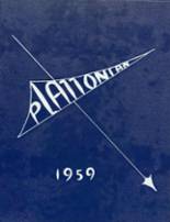 Plattsmouth High School 1959 yearbook cover photo