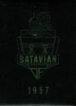 Batavia High School 1957 yearbook cover photo