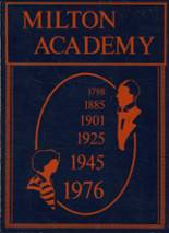 Milton Academy 1976 yearbook cover photo