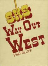 Scottsbluff High School 1980 yearbook cover photo