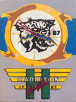 Harrison High School 1987 yearbook cover photo