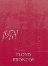 Floyd High School 1978 yearbook cover photo
