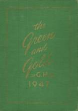 Greensburg High School 1947 yearbook cover photo