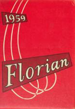 Flora High School 1959 yearbook cover photo