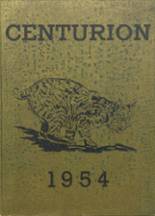 Century High School 1954 yearbook cover photo