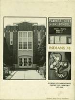 Pawnee High School 1978 yearbook cover photo