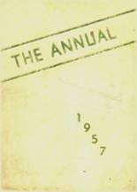 Lanier/Miller High School 1957 yearbook cover photo