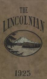 Lincoln High School 1925 yearbook cover photo