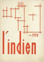 Indiana Joint High School 1958 yearbook cover photo