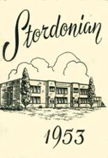 Storden High School 1953 yearbook cover photo