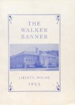 Walker High School 1955 yearbook cover photo