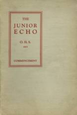 Ontario High School 1923 yearbook cover photo