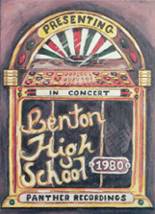 Benton High School 1980 yearbook cover photo