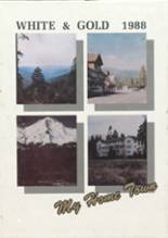 1988 Siskiyou Christian School Yearbook from Mt. shasta, California cover image