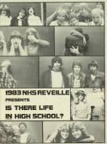 Newark High School 1983 yearbook cover photo