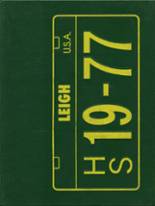 Leigh High School 1977 yearbook cover photo