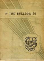 Waldron High School 1950 yearbook cover photo