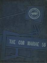 1958 St. Mary's High School Yearbook from Wilkes-barre, Pennsylvania cover image