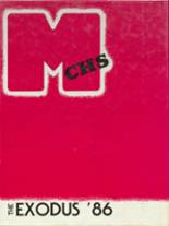 Maquoketa High School 1986 yearbook cover photo